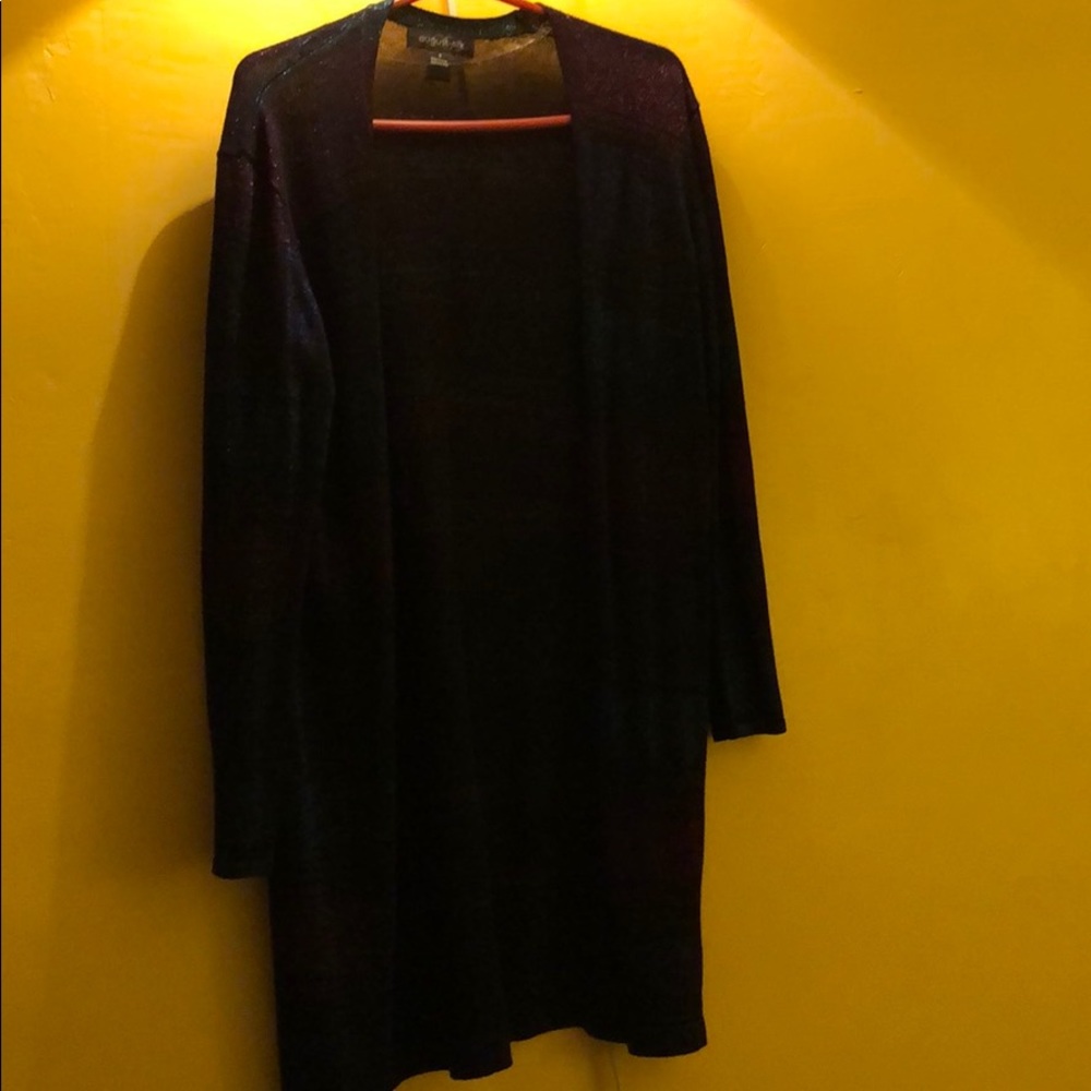 Colorful dark sweaters, good for parties.